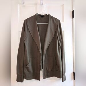 Torrid Olive Open Front Jacket